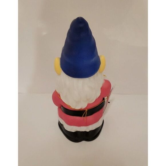 Holiday Time 11" Light Up Tabletop GNOME Blow Mold, New with Tags NWT - Picture 5 of 9